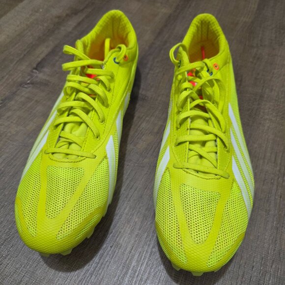 Adidas Sprintstar IV Track & Field Spikes Yellow/White Blue Men’s 13 (B40813) - Picture 3 of 8
